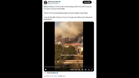 Does all of California have to burn to the ground before Gavin Newsom RESIGNS??