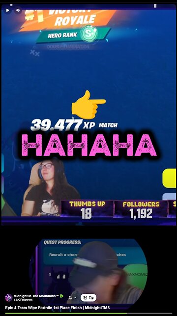 Epic 4 Team Wipe Fortnite 1st Place Finish | MidnightITMS