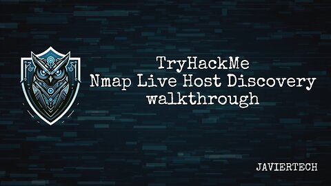 Nmap Live Host Discovery room on TryHackMe