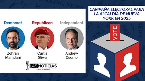 Campaña electoral para la alcaldía de Nueva York en 2025