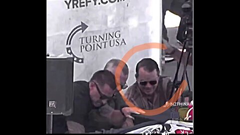 Charlie Kirk's hand SEEN MOVING while ASSASSIN SUSPECT grins excitedly!