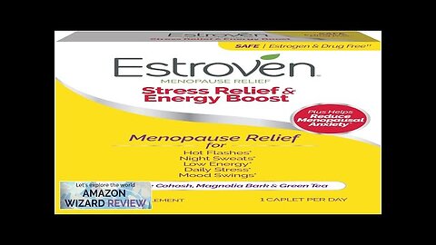 Estroven Stress Relief & Energy Boost for Menopause Relief 28 Ct. Review