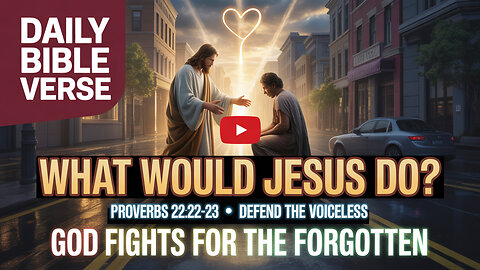 What Would JESUS Do for Others According to Proverbs?