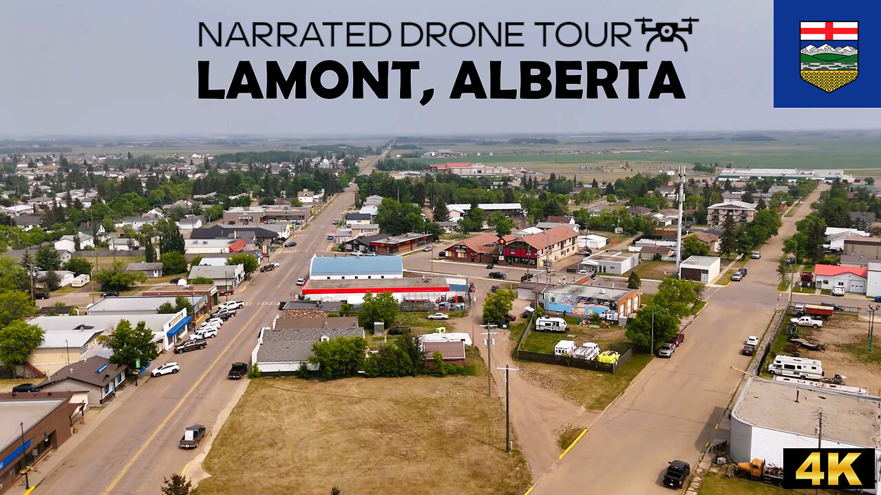 🌾 Lamont, Alberta 🏞️ 4K Drone