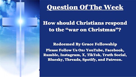 The RBGF LIVE "Question of the Week"