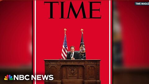 New Time cover shows Elon Musk at the Resolute desk