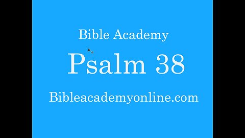 Psalm 38