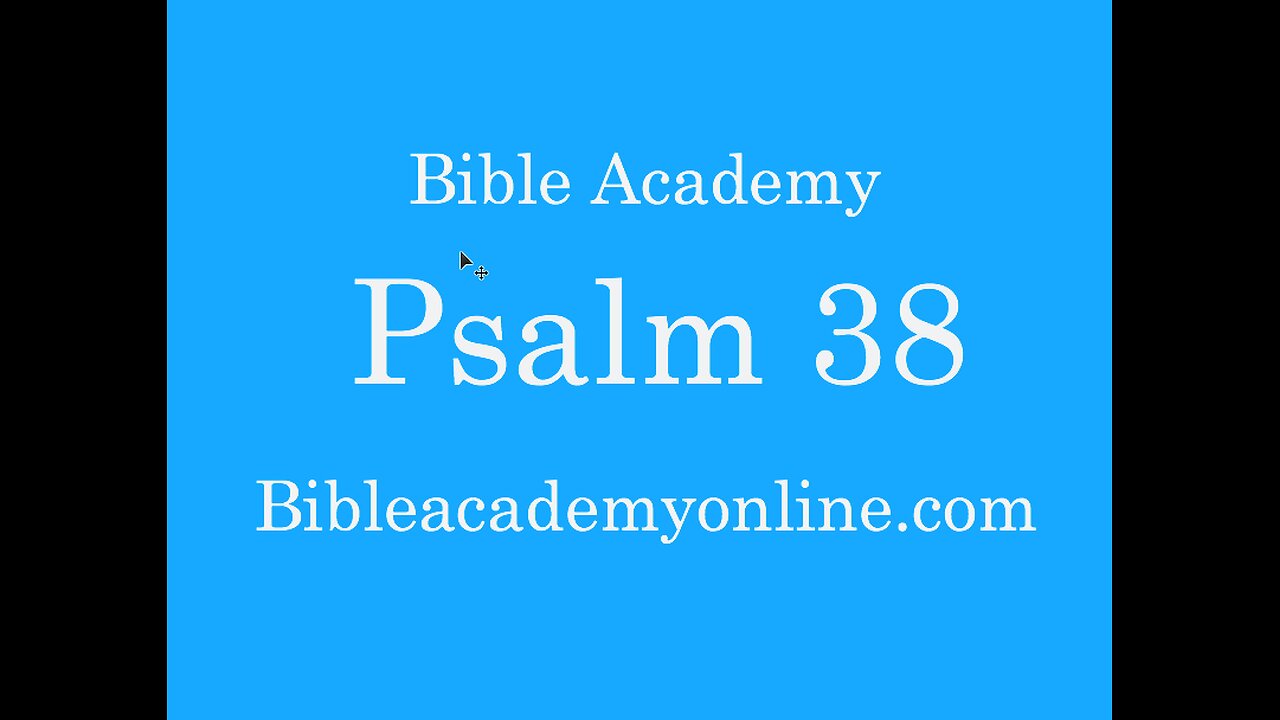 Psalm 38