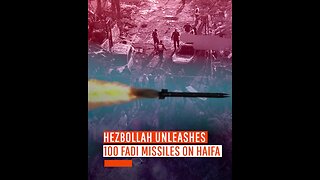 Hezbollah fires Fadi 1 and Fadi 2 missiles have been fired to beyond Haifa.