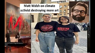 Matt Walsh on climate activist destroying art