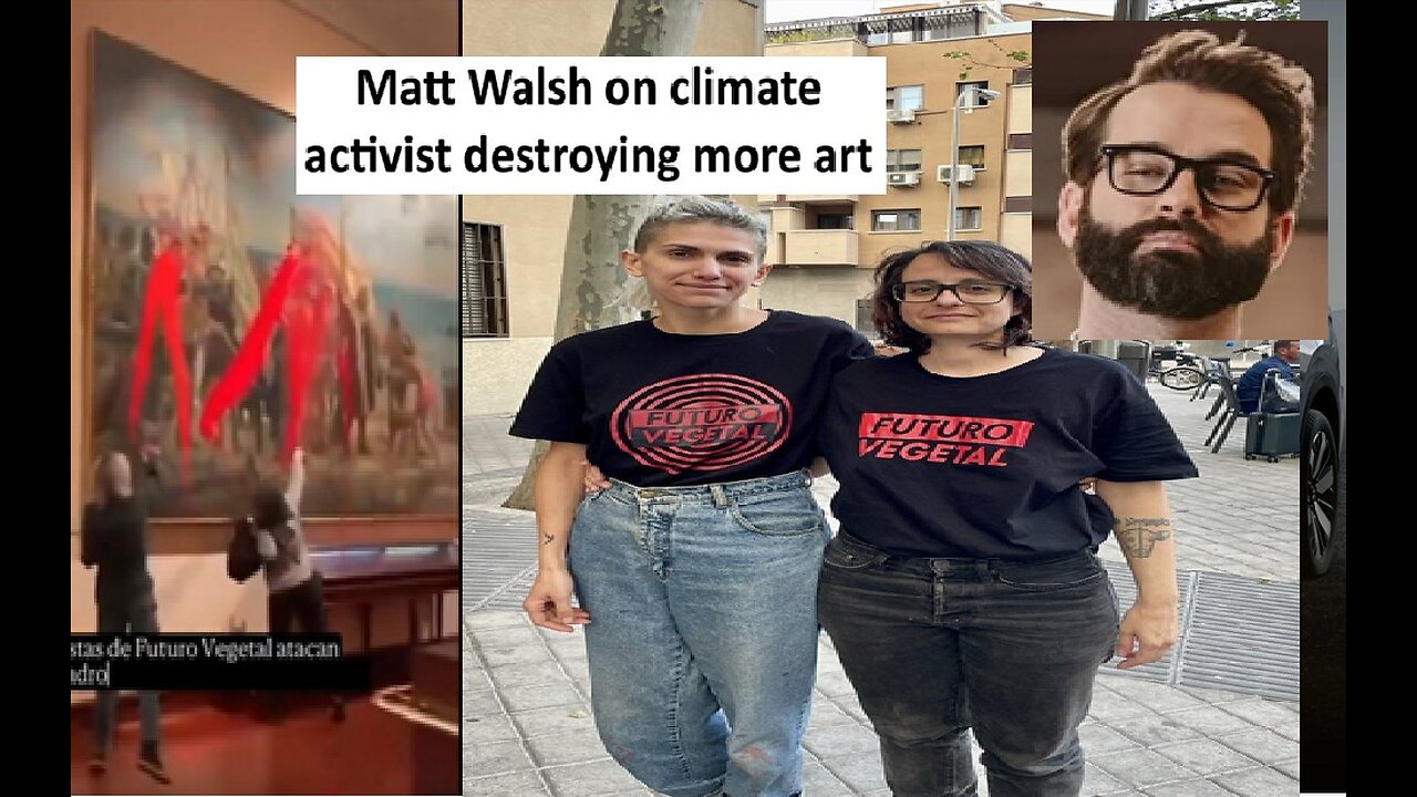 Matt Walsh on climate activist destroying art