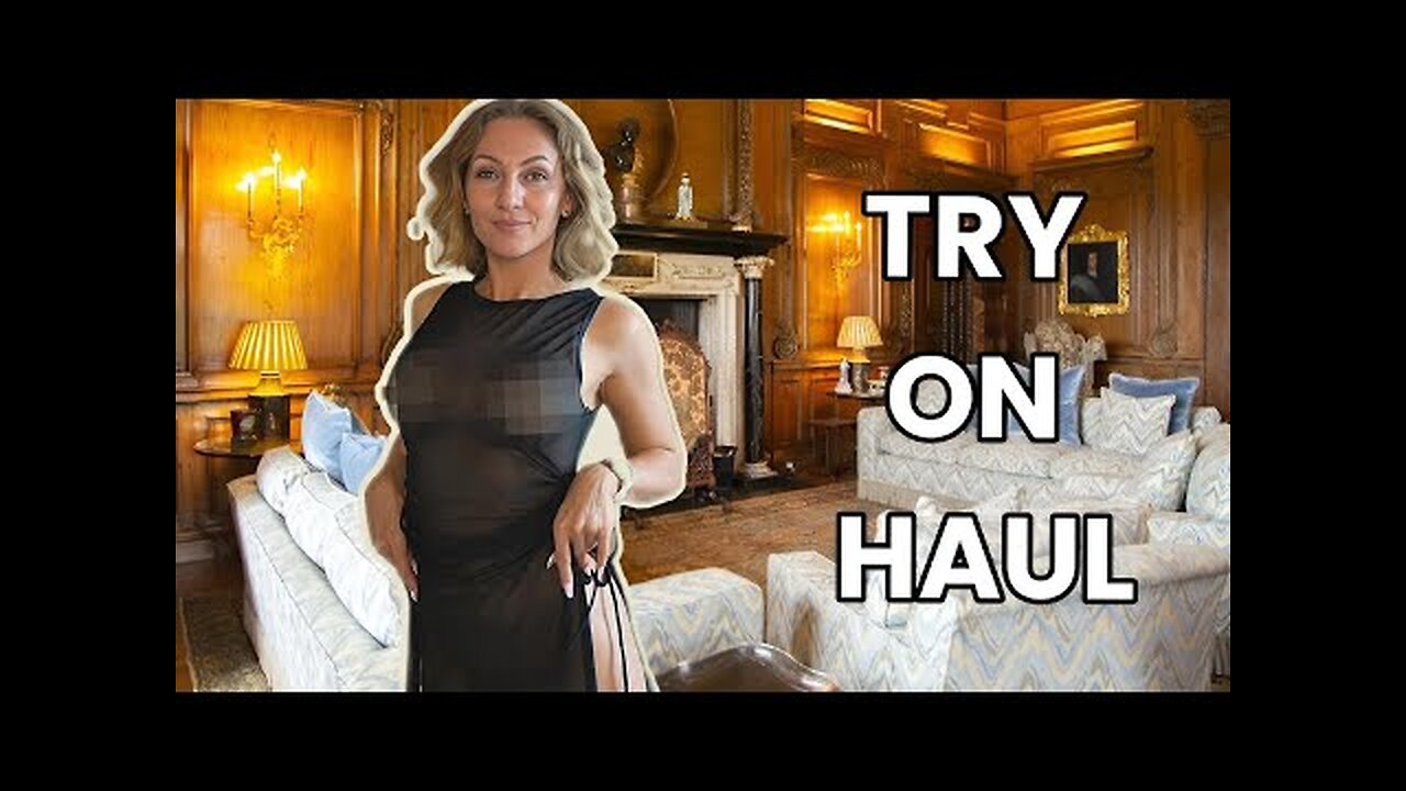 [4K] Transparent try on haul wet vs dry - try on haul 2025 | wet vs dry with holly Get ready with me