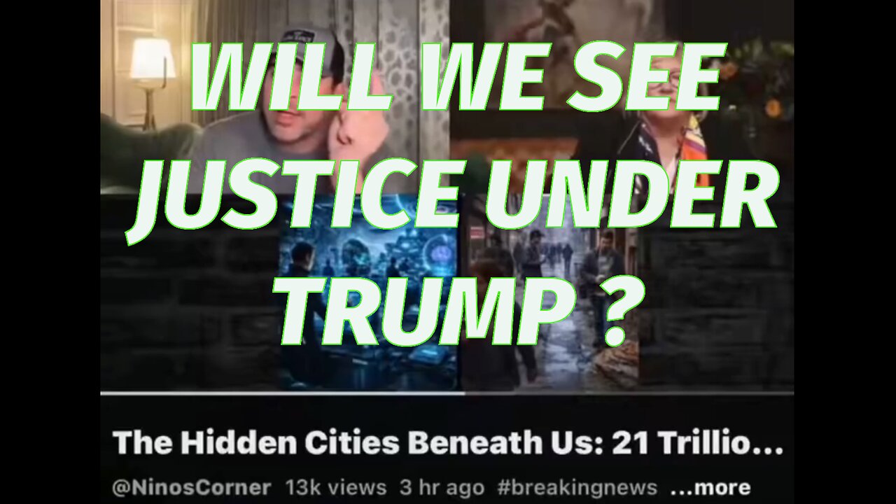 ⬛️🚨🇺🇸 Will we see Justice under Trump❓