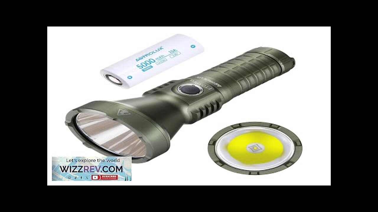 Astrolux® FT03 Pro HI50 LED 3050LM High Lumen Flashlight 1280M Thrower USB-C Review