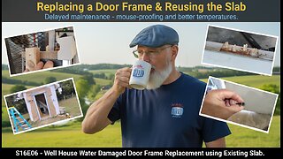 S16E06 - Well House Water Damaged Door Frame Replacement using Existing Slab