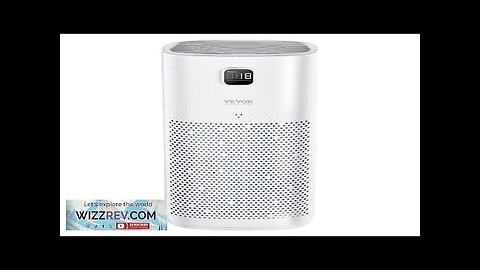 2018 ft²/h Air Purifier H13 HEPA Smart Air Purifier for Home Review