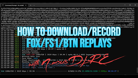 How to Download/Save/Record FOX/FS1/BTN Replays with N_m3u8DL-RE (Working January 2026)