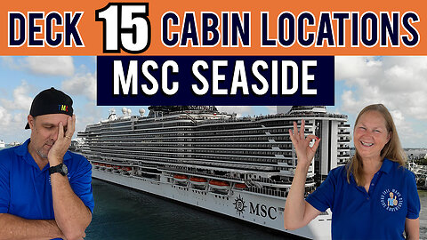 MSC Seaside Cabin Deck 15 | Tall Man's Cruise Adventures