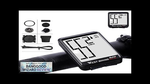 WEST BIKING Smart Bike Computer 2.16 inch LED Digital Display Wireless Sensor Review