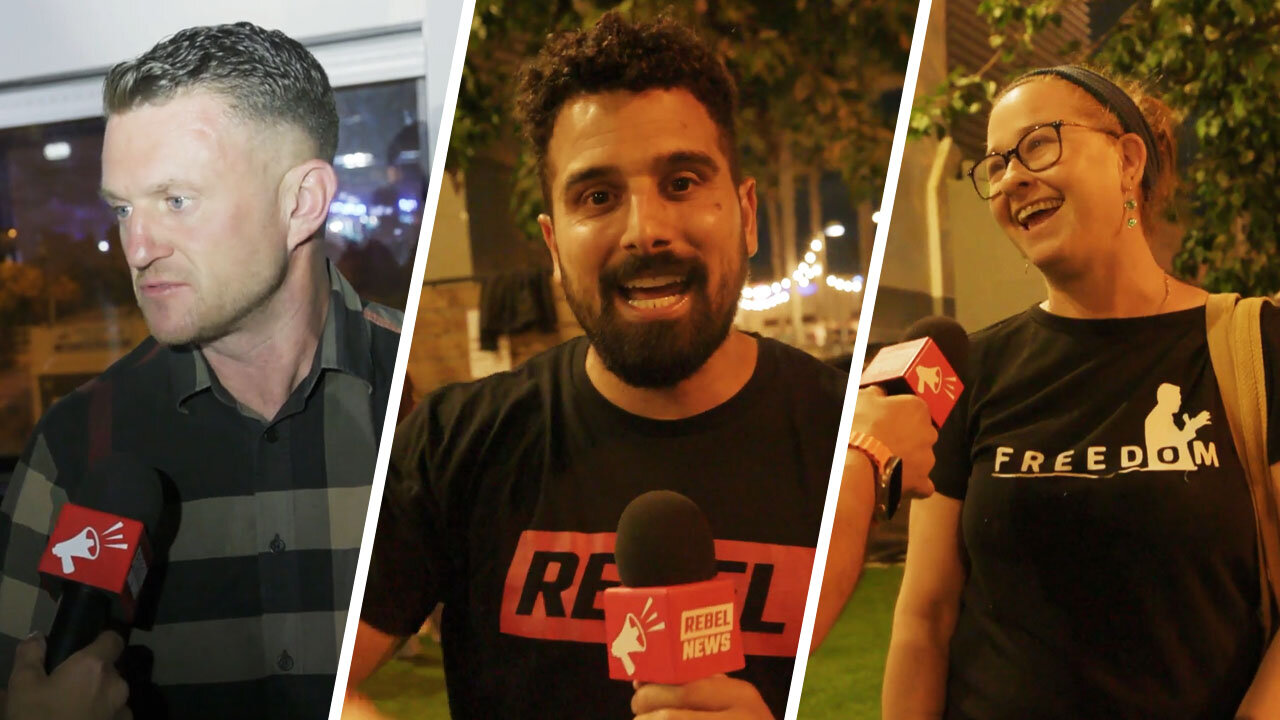 Supporters in Tel Aviv say Tommy Robinson gives them hope for Western civilization