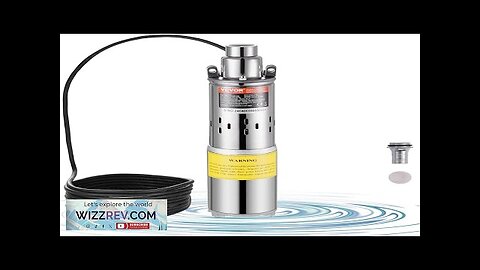 VEVOR Solar Water Pump 24V DC 277W Submersible Deep Well Pump Max Review