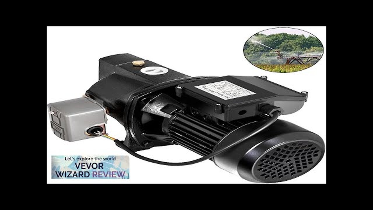 VEVOR Shallow Well Jet Pump with Pressure Switch 1HP Jet Water Pump Review