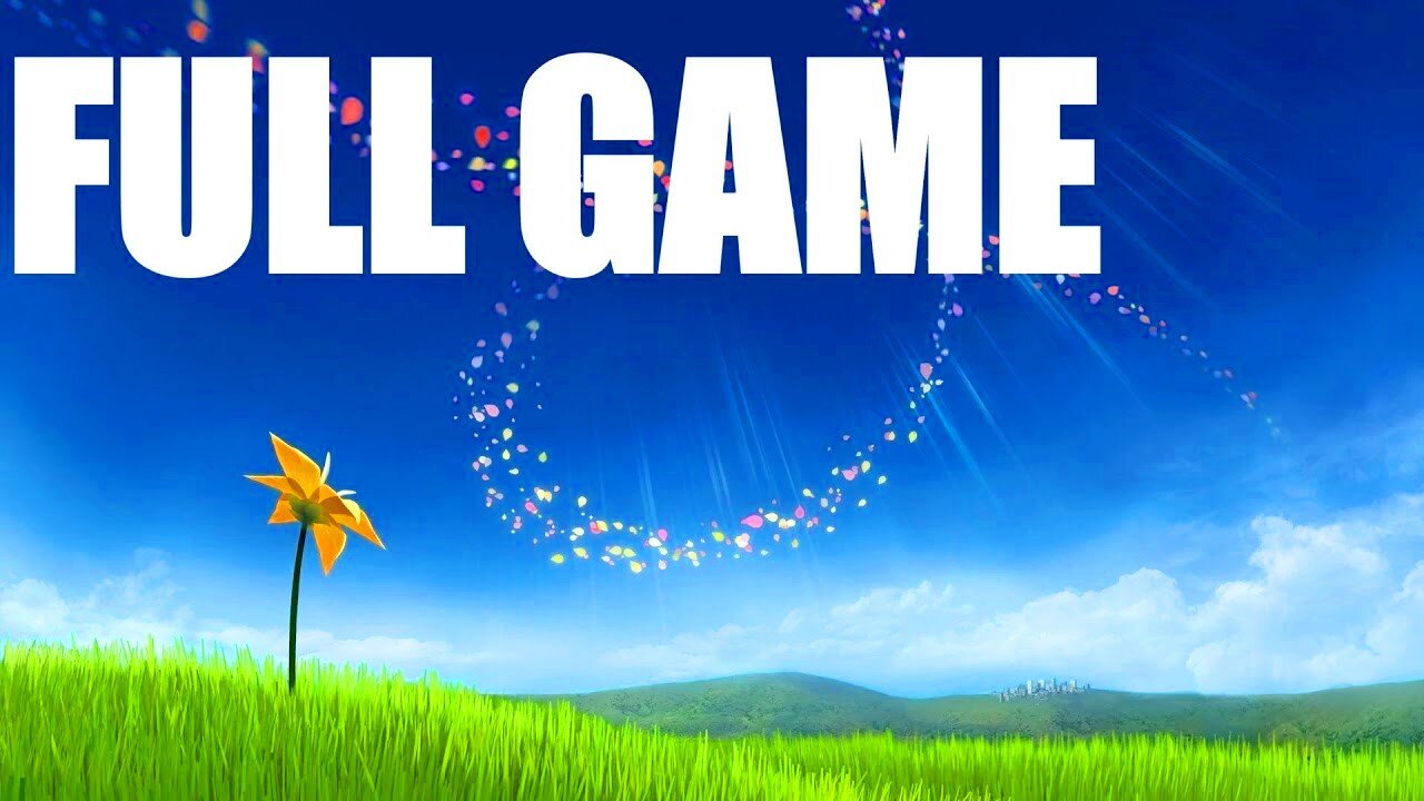 FLOWER 4K 60fps walkthrough gameplay letsplay FULL GAME PS5 PRO