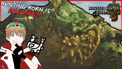 Trying out Hunting Horn with Chatacabra in MH Wilds