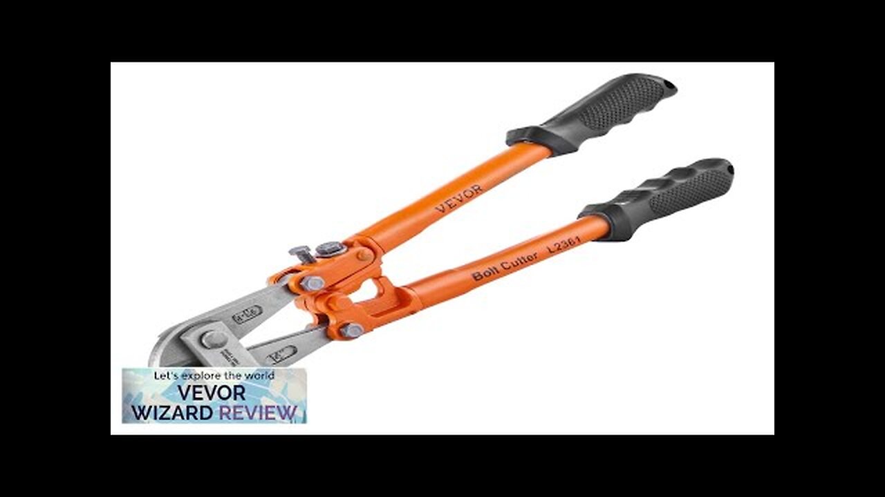 VEVOR Bolt Cutter 14" Lock Cutter Bi-Material Handle with Soft Rubber Grip Review