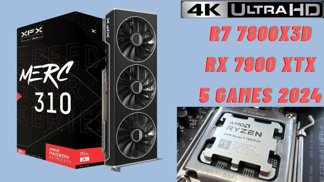 R7 7800X3D + RX 7900 XTX 4K ultra – Games Tests