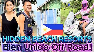 HIDDEN BEACH RESORTS, MARKET DRIVE & HONDA ADV 160 OFF ROAD & GRID ISLAND FAMILY PHILIPPINES LIVING
