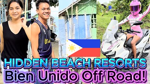 HIDDEN BEACH RESORTS, MARKET DRIVE & HONDA ADV 160 OFF ROAD & GRID ISLAND FAMILY PHILIPPINES LIVING