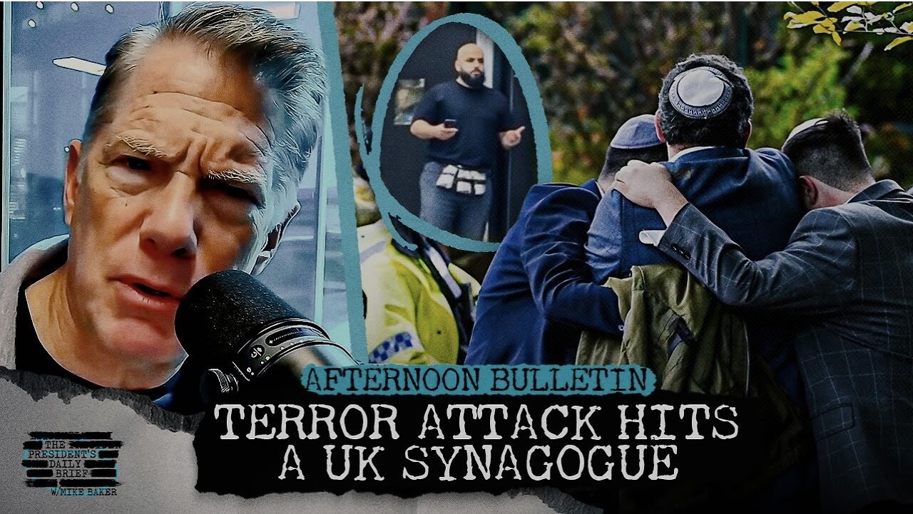 Terror Attack Hits A UK Synagogue & Gaza Flotilla Ends At Sea