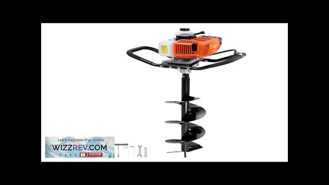 VEVOR Gas Post Hole Digger 63CC 2400W with 8” Drill Bits Review