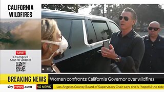 Gavin Newsom gets ABSOLUTELY DESTROYED by California fire victim.