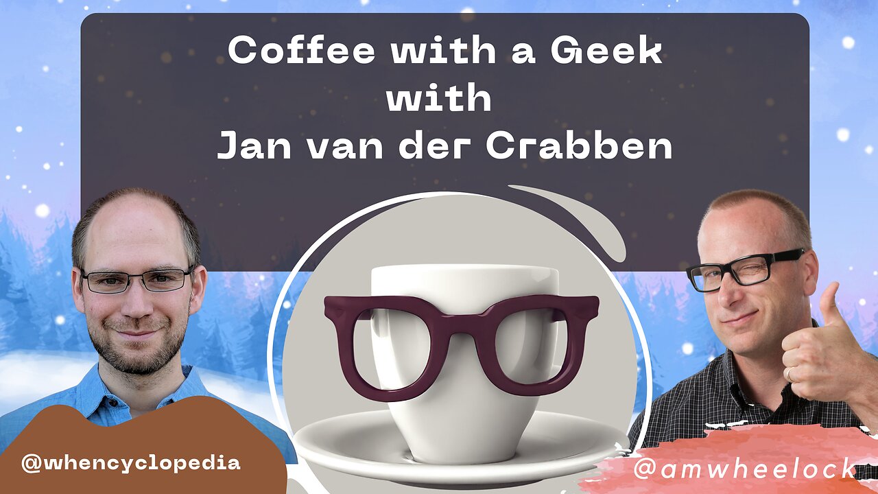 Coffee with a Geek Interview with Jan Van der Crabben