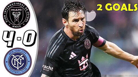 MESSI MAGIC! Inter Miami DESTROYS NYCFC 4-0 MLS 2025 Highlights & Goals
