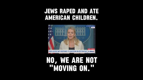 🔲🔺👁 JEWS RAPED & ATE AMERICAN CHILDREN ▪️ No, we are NOT moving on❗️
