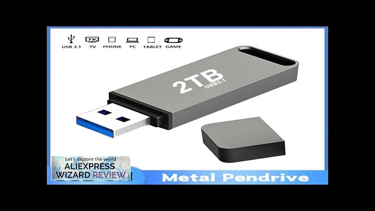 Metal Flash Drive USB Pendrive 2TB USB 3.1 Cle USB Pen Drive Review