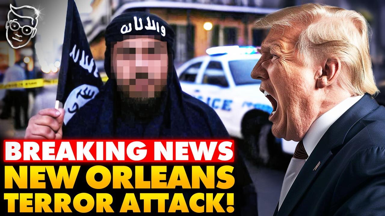 🚨BREAKING: Terrorist Driving Truck With ISIS Flag Kills 10 Americans in New Orleans NYE TERROR Attack