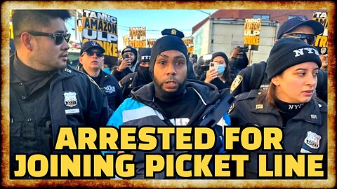 Police ARREST Striking Amazon Workers at Queens Picket Line