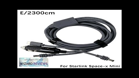 For Starlink Space-x Mini 1to3 TYPE-C Car USB 3-in-1 Power Supply Satellite Review