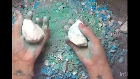 crunch asmr chalk