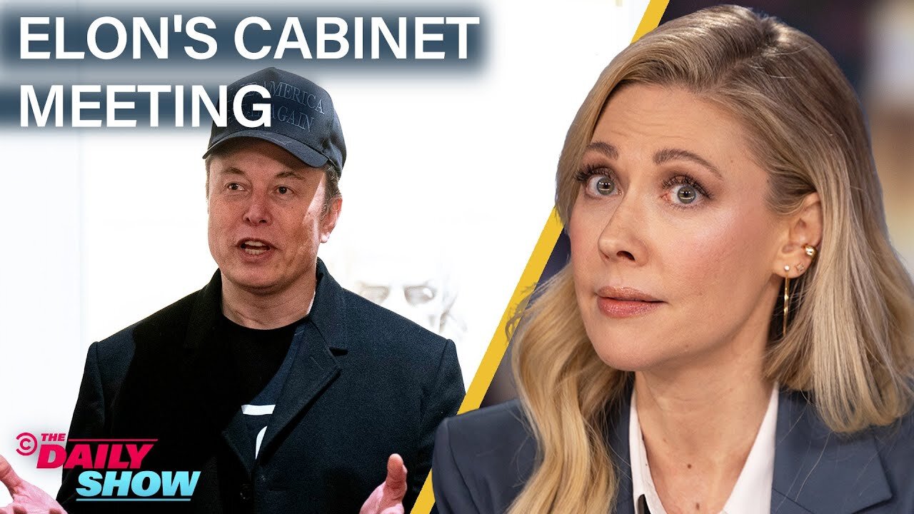 Elon Musk Crashes Cabinet Meeting & Trump Touts $5M "Gold Card" for VIP Immigrants | The Daily Show