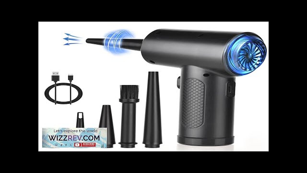 Protable Air Duster for Computer Cleaning 51000RPM Cordless Compressed Air Blower Review