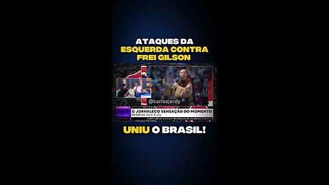 Frei Gilson Depois da Perseguição dos Esquerdistas, Aumentou Ainda Mais o Número de Seguidores.🇧🇷