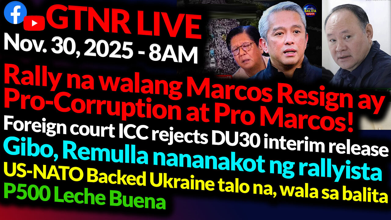 AFP, Remulla, Gibo Panakot vs Freedom of Expression | ICC rejects DU30 | GTNR Ka Mentong Ka Ado