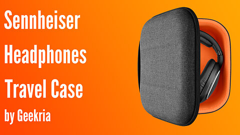 Sennheiser Over-Ear Headphones Travel Case, Hard Shell Headset Carrying Case | Geekria