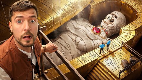 Mr beast . I Spent 100 Hours Inside The Pyramids!