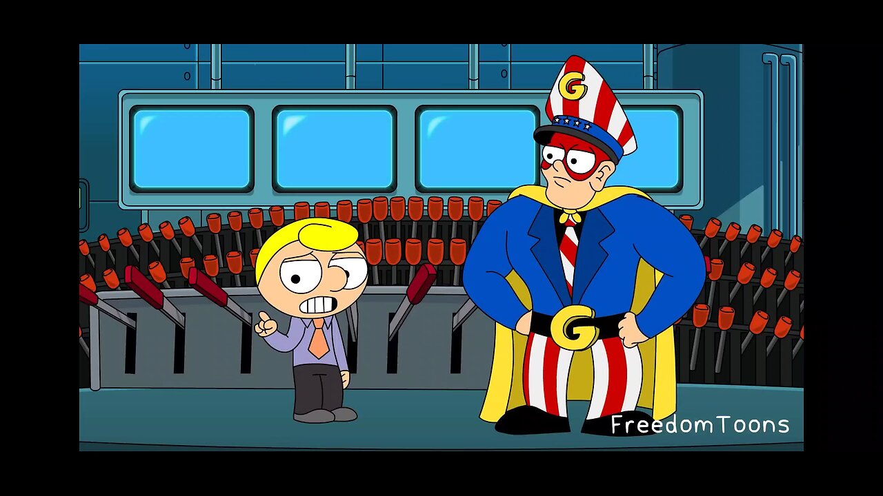 freedom Toons pull the level